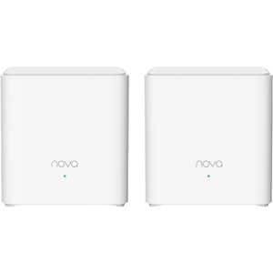 Sistem Mesh Wireless TENDA Nova MX3 AX1500, Dual Band 300+1201 Mbps, 2 buc, alb