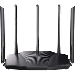 Router Wireless Gigabit TENDA TX12 Pro AX3000, Wi-Fi 6, Dual-band 574 + 2402 Mbps, MU-MIMO, negru
