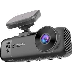 Camera auto tripla DVR PROMATE ROVEX-S3, GPS, 4K, G-Senzor, negru