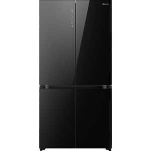 Side by Side HISENSE RQ768N4GBE, Total No Frost, 591 l, H 190 cm, Clasa E, negru
