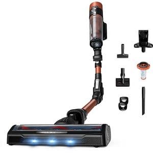 Aspirator vertical ROWENTA X-Force Flex 10.80 RH7A73E0, 0.44l, 18.5V, autonomie max 60 min, portocaliu-negru