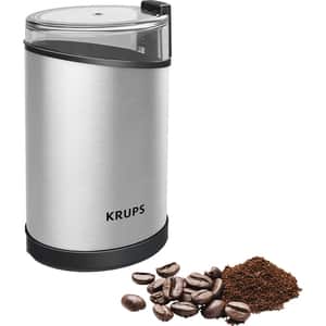 Rasnita cafea KRUPS GX204D10, 75g, 200W, argintiu-negru