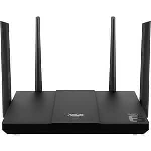 Router Wireless Gigabit ASUS RT-AX3000E, Wi-Fi 6, Dual-Band 574 + 2402 Mbps, negru