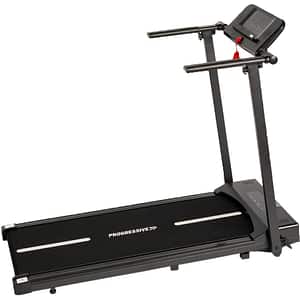 Banda de alergat PROGRESSIVE RUN900F, viteza maxima 10 km/h, greutate suportata 120 kg, gri inchis