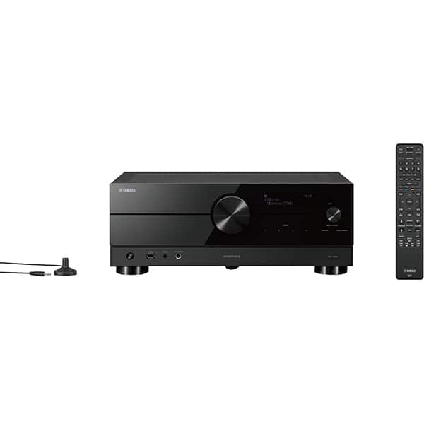 Receiver AV YAMAHA RX-A2A, 150W, AccuEQ, Dolby Atmos, DTS:X, negru