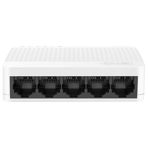 Switch TENDA S105, 5 porturi Fast Ethernet, alb