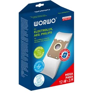 Kit WORWO ELMB01X12K: 12 saci + 3 fitre