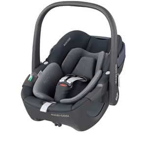 Scoica auto MAXI COSI Pebble 360 Essential 8044750110, Isofix, 0-13kg, I-Size, gri inchis-negru