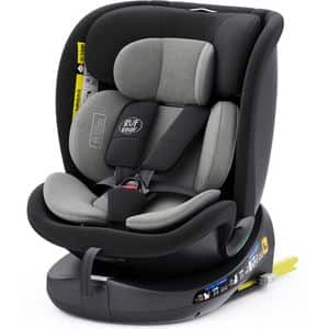 Scaun auto BUF BOOF B-Joy Deluxe rotativ 360 grade BJOYGREY, Isofix, 0-36 kg, i-Size, gri-negru