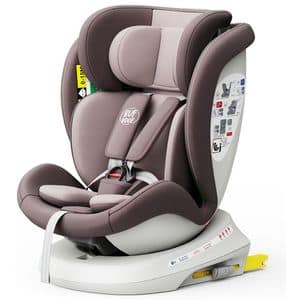 Scaun auto BUF BOOF TWT Plus rotativ 360 grade ISIZETWTLRED, Isofix, 0-36 kg, R129, mov-alb