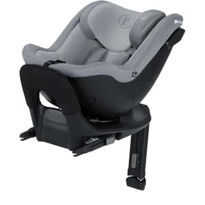 Scaun auto KINDERKRAFT I-Guard Pro KCIGUAPRGRY, 5 puncte, 9-25kg, i-Size, gri-negru