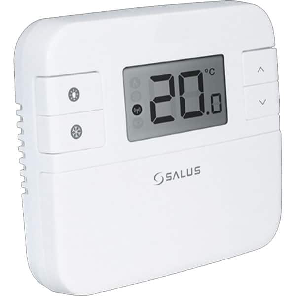Termostat neprogramabil cu fir pentru centrala SALUS RT310, alb