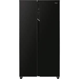 Side by Side CANDY CHSBSO-6174B, No Frost, 532 l, H 177 cm, Clasa E, negru