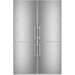 Side by Side LIEBHERR XCCsd 5250 Prime, Duo Cooling, 664 l, H 185.5 cm, Clasa C, argintiu