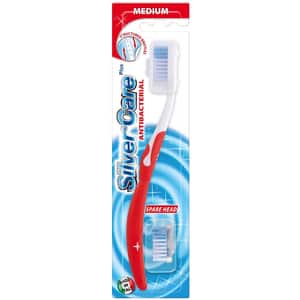 Periuta de dinti SILVER CARE Plus Medie + rezerva, multicolor