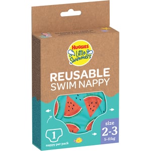 Scutece chilotel baie HUGGIES LS Watermelon nr 2-3, Unisex, 5-11 kg, 1 buc