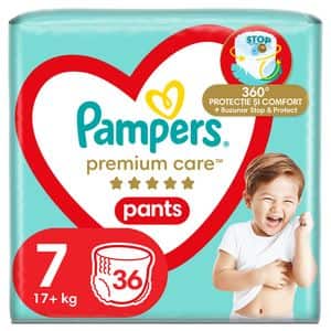 Scutece chilotel PAMPERS Premium Care Pants Mega Box nr 7, 17 kg+, 36 buc