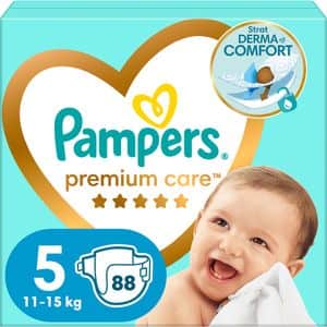 Scutece PAMPERS Premium Care Mega Box nr 5, Unisex, 11-16 kg, 88 buc