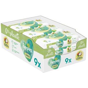 Servetele umede PAMPERS Harmonie Coco, 9 pachete, 378 buc