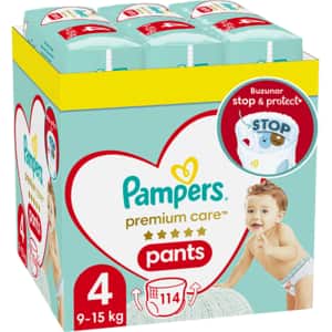 Scutece chilotel PAMPERS Premium Care Pants XXL Box nr 4, Unisex, 9-15 kg, 114 buc
