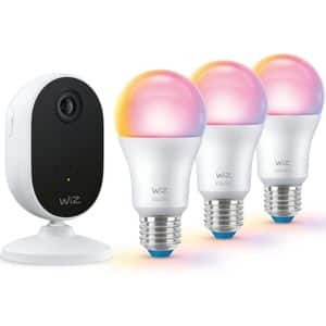 Camera IP Wireless interior WIZ 8720169075016, Full HD 1080p, IR, Night vision, alb