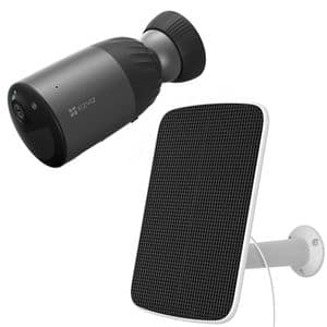 Camera IP Wireless exterior EZVIZ BC1C, QHD 1440p, IR, Night Vision, panou solar, negru