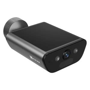 Camera IP Wireless EZVIZ EB5, 4K, IR, Night Vision, Tehnologie AOV, baterie 10400 mAh, incarcare solara, negru