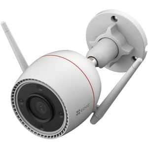 Camera IP Wireless EZVIZ H3C, 3K, IR30m, Color Night Vision, IP67, Motion Detection, Sirena si lumina stroboscopica, alb