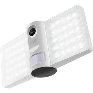Camera supraveghere Wireless exterior HOMEGUARD HGFLC-890, HD 1080p, Proiector LED, alb
