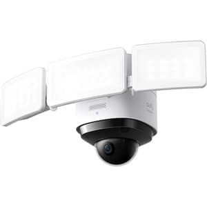 Camera IP Wireless EUFY Floodlight Cam 2 Pro T8423G22, 2K 1296p, IR, Night Vision, alb