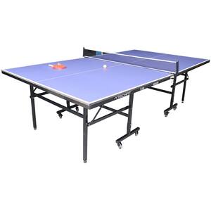 Masa de ping pong TECHFIT 15N, 15 mm, pliabila, albastru