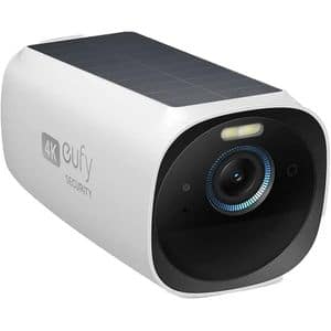 Camera IP Wireless exterior eufyCam S330, 4K UltraHD, IR, Night Vision, alb
