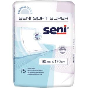 Aleze absorbante SENI Soft, Super, 90x170 cm, 5 buc