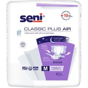 Scutece pentru adulti SENI Classic Plus Air, M, 10 buc