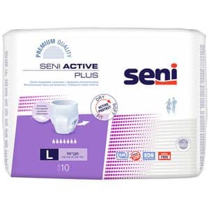 Scutece tip chilot SENI Active Plus, L, 10 buc