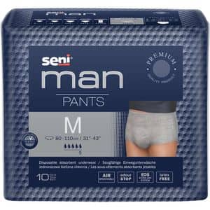 Scutece tip chilot SENI Man Pants, M, 10 buc