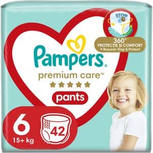 Scutece chilotel PAMPERS Premium Care Pants Mega Box nr 6, Unisex, 15 kg+, 42 buc