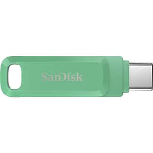 Memorie USB SANDISK Ultra Dual Drive Go SDDDC3-128G-G46AG, 128GB, USB 3.2 Type C, verde