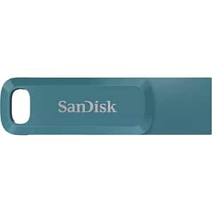 Memorie USB SANDISK Ultra Dual Drive Go SDDDC3-256G-G46NBB, 256GB, USB 3.2 Type C, albastru