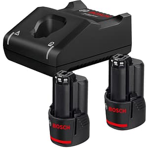 Set incarcator si acumulatori pentru scule electrice BOSCH PROFESSIONAL GBA 1600A019R8, 12V, 2.0Ah, Li-Ion