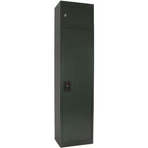 Dulap arme ROTTNER Gun 5 Cargo, Inchidere cheie, 265 x 370 x 1500 mm, verde