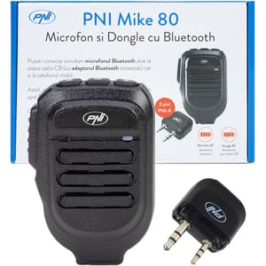 Microfon cu 2 pini pentru statie radio PNI MIKE 80, Bluetooth