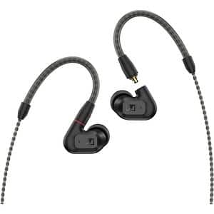 Casti SENNHEISER IE 200, Cu fir, In-ear, Microfon, negru
