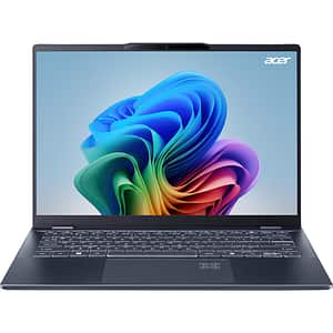 Laptop ACER Acer Swift 14 AI OLED SF14-51-765U, Intel Core Ultra 7 258V pana la 4.8GHz, 14" WUXGA, 32GB, SSD 1TB, Intel Arc Graphics, Windows 11 Home, Steam Blue