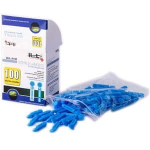 Ace cu cap sigilat pentru glicemie HEALTHYLINE SHL-A100, 100 buc