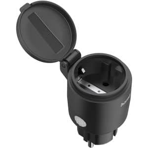 Priza inteligenta de exterior HAMA 00176627, Wi-Fi, 2300W, 10A, IP44, negru