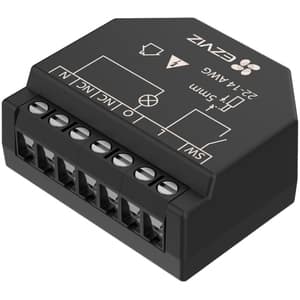 Releu smart EZVIZ T35WM, Wi-Fi, cu programare si automatizare, statistica, scena inteligenta, control vocal, negru
