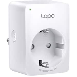 Priza inteligenta TP-LINK Mini TAPO P100M, Wi-Fi, 2300W, 10A, alb