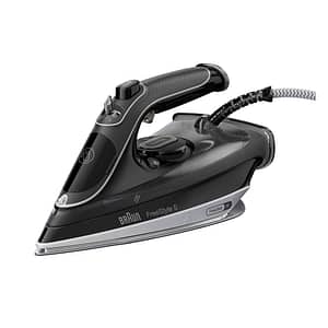 Fier de calcat BRAUN FreeStyle 5 SI5188BK, 2800W, 220g/min, 330ml, talpa Eloxal Plus, negru-argintiu