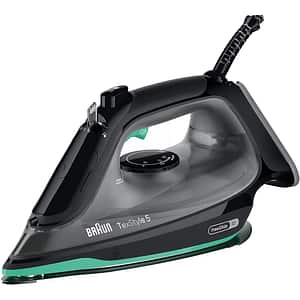 Fier de calcat BRAUN TexStyle 5 SI5277GR, 2700W, 220g/min, 300ml, talpa SuperCeramic, negru-verde